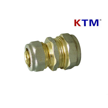 Brass Pipe Fitting - Reducing Straight Connector - Water and Gas Pipe Fittings